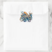 Stickers Octopus aquarelle (Sac)