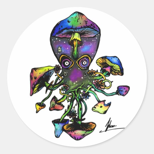 Stickers Octoshroom (Devant)