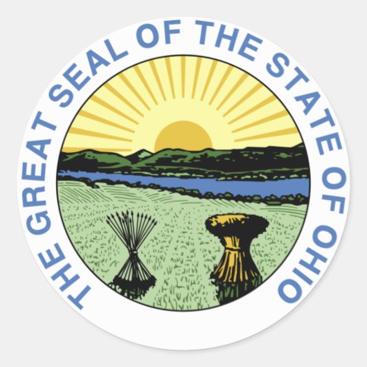 Stickers Ohio State Seal (Devant)