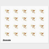Stickers Oiseaux Wren (Feuille)