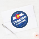 Stickers onder de vlag van Durango Colorado (Envelop)