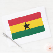 Stickers onder Ghanische vlag (Envelop)