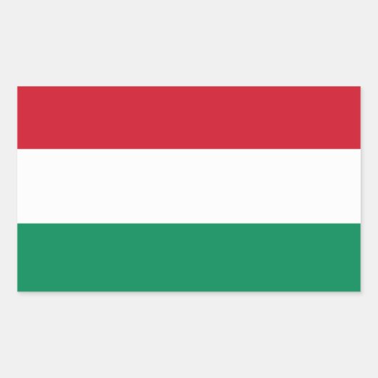 Stickers onder Hongaarse vlag* (Voorkant)