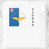 Stickers onder Portugese vlag Azoren (Tas)