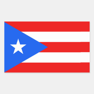 Stickers onder Puerto Ricaanse vlag