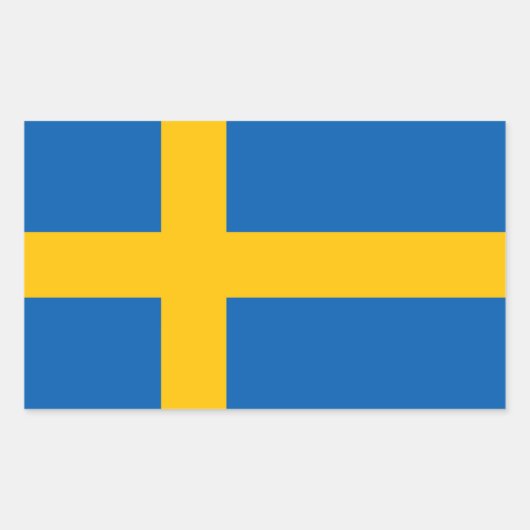 Stickers onder Zweedse vlag (Voorkant)