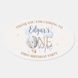 Stickers ONE personnalisés 1er anniversaire