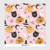 stickers ongles Halloween pour les enfants (Feuille)