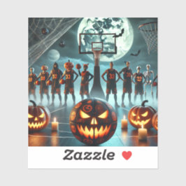 Stickers ontwerpen Halloween mix door basketbal