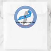 Stickers op de werelddiabetesdag (Tas)