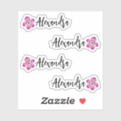 Stickers op het etiket van geïndividualiseerde hib (Vel)