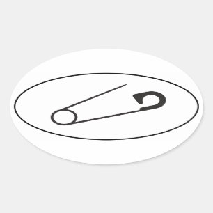 Stickers Open Safety Pin   Autocollants automobile
