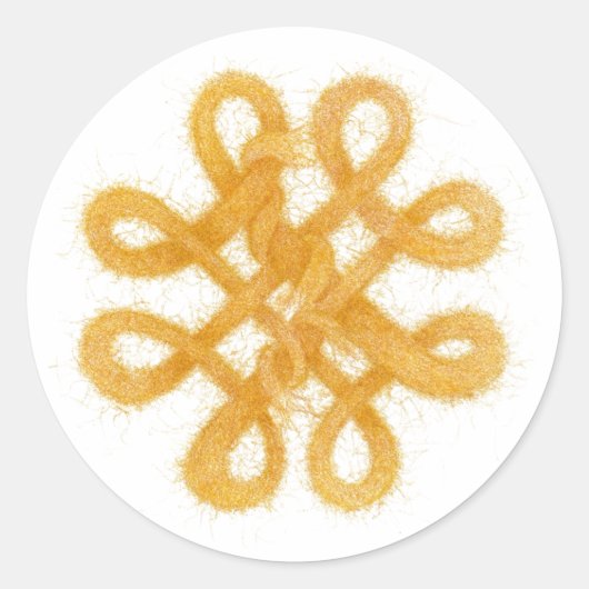 Stickers OR CELTIC KNOT petits ronds (Devant)