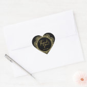 Stickers or et noir élégant (Enveloppe)