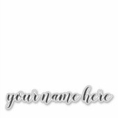 Stickers Ordinateur portable Tumbler Texte Nom Per (Devant)