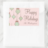 Stickers Ornement Vacances Rose (Sac)