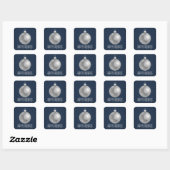 Stickers ornementaux Starburst Stripes, Bleu foncé (Feuille)