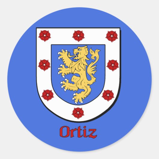Stickers Ortiz Family Shield (Devant)