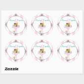 Stickers ou sceaux Macarons et cupcakes (Feuille)