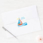 Stickers Ours à voile (Enveloppe)