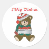 stickers Ours de Noël (Devant)