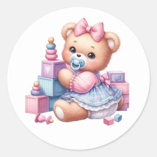 Stickers Ours en peluche mignon (Devant)