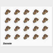 Stickers Ours Grizzly (Feuille)