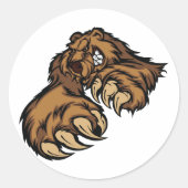 Stickers Ours Grizzly (Devant)