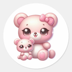 Stickers Ours Kawaii adorables : surcharge
