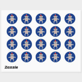Stickers Ours Koala de Noël australien (Feuille)