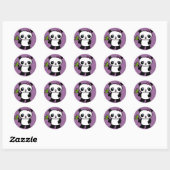 Stickers Ours Panda (Feuille)