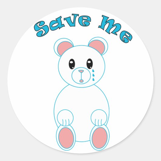 Stickers Ours Polaire (Devant)