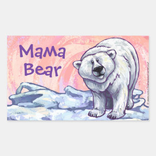 Stickers Ours Polaire Mama