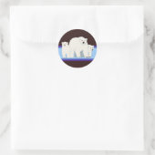 Stickers Ours Polaires Bleus (Sac)
