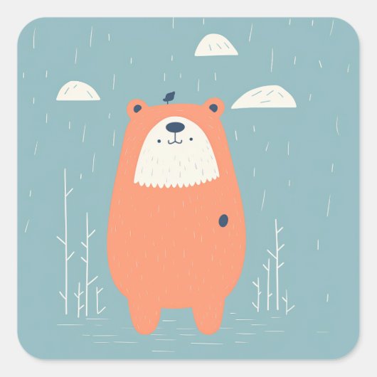 Stickers Ours Snuggy (Devant)
