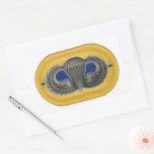 Stickers ovale 1er Bn 504e Infantry (Enveloppe)