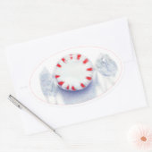 Stickers ovale PEPPERMINT (Enveloppe)