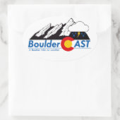 Stickers ovaux 4,5 pouces x 2,7 pouces (Sac)