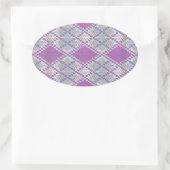 Stickers Ovaux KNIT JACQUARD LILAC (Sac)