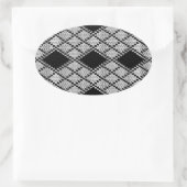 Stickers Ovaux KNIT JACQUARD NOIR (Sac)