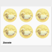 Stickers Paix de Noël Jésus en colère (Feuille)