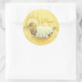 Stickers Paix de Noël Jésus en colère (Sac)