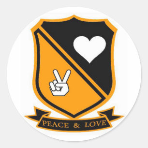 Stickers "Paix et Amour"