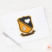 Stickers "Paix et Amour" (Enveloppe)