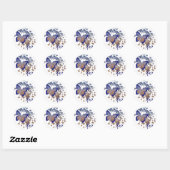 Stickers Paix Papillon (Feuille)
