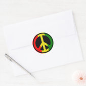 Stickers Paix Rasta (Enveloppe)