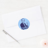 Stickers Paix Ron Paul (Enveloppe)