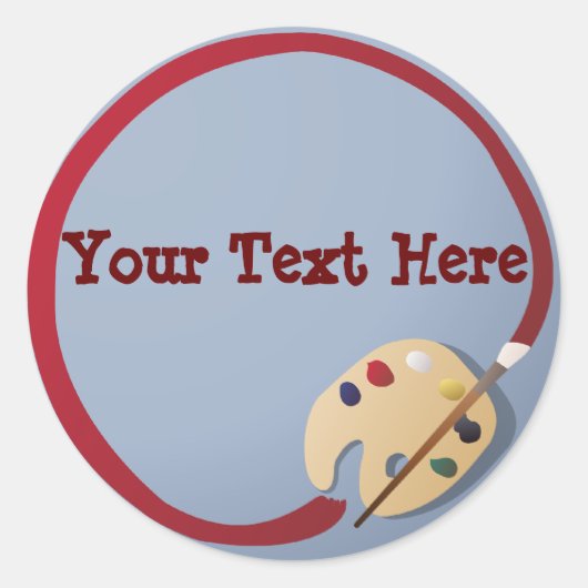 Stickers Palette Artiste (Devant)