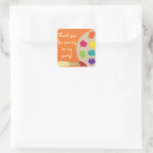 Stickers Palette d'Art - Orange (Sac)