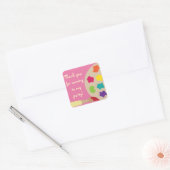 Stickers Palette d'Art - Rose (Enveloppe)